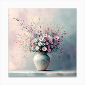 Flowers In A Vase 15 Canvas Print