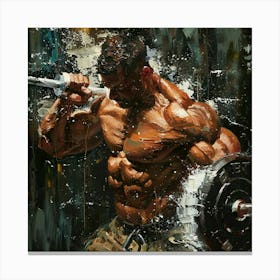 Bodybuilder 1 Canvas Print