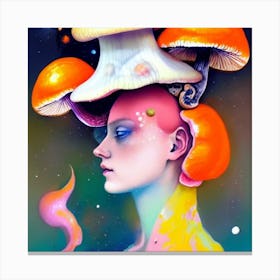 Mushroom Head Canvas Print