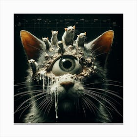 Eye Of The Cat Canvas Print