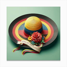 Ecuador Hat Canvas Print