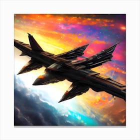 Vibrant Space Canvas Print