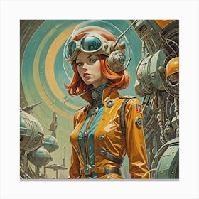 Sci-Fi Girl 1 Canvas Print