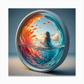 Porthole to the dream Canvas Print