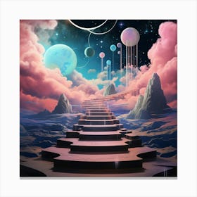 Stairway To The Stars Canvas Print