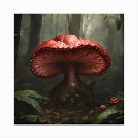 Giant Mushroom Canvas Print
