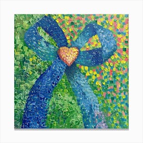 Heart Of Blue Canvas Print