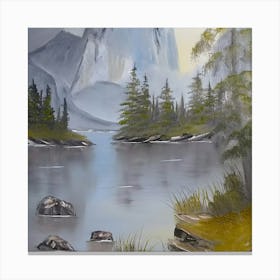 Yosemite Lake Canvas Print