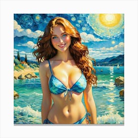 Starry Nightgyh Canvas Print