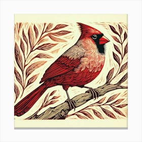Cardinal Bird Canvas Print