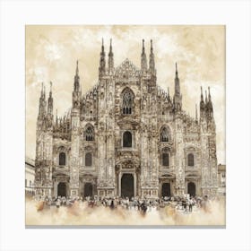 Milan Cathedral Canvas Print