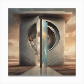 Doorway To The Future 1 Canvas Print