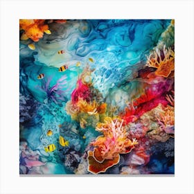 Coral Reef 3 Canvas Print