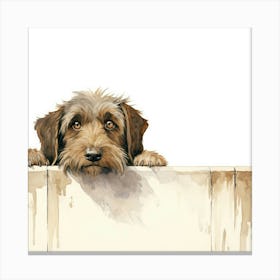 Wirehaired Pointing Griffon Dog 1 Canvas Print