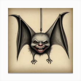 Bat On A String 1 Canvas Print