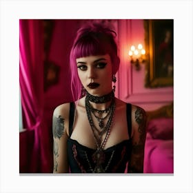 Gothic Girl 8 Canvas Print