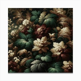 Russian Flowers Canvas Print