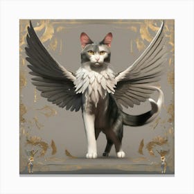 Angel Cat 1 Canvas Print