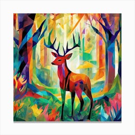 Franz Marc inspired artwork 1 Canvas Print