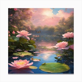 Water Lilies2 Canvas Print