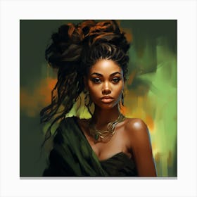 African Beauty 2 Canvas Print