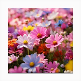 Cosmos Flower Canvas Print