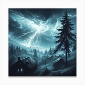 Dark Forest Canvas Print