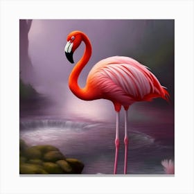 Flamingo Flair Canvas Print