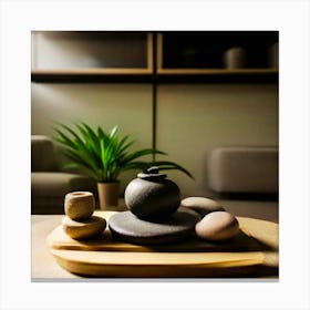 Zen Living Room Canvas Print