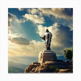 Statue Of Jesus 1 Canvas Print