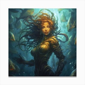 The Mermaid 🧜‍♀️  Canvas Print