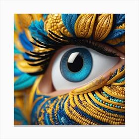 Eye Of The Phoenix Canvas Print