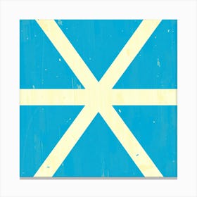 Flag Of Scotland Canvas Print