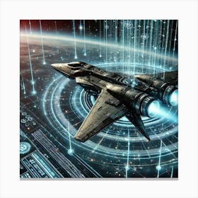 Nebula Phantom Data Relay Array Canvas Print