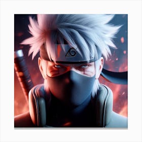 Kakashi Sensei 8 Canvas Print