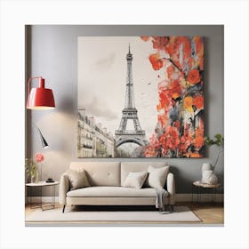 Paris Eiffel Tower Canvas Print