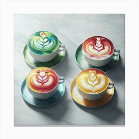 Latte Art 1 Canvas Print