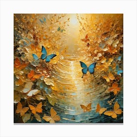 Butterfly Stream 1 Canvas Print