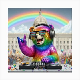 Dj Bear Toile