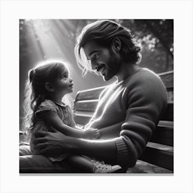 Father And Daughter 2 Canvas Print