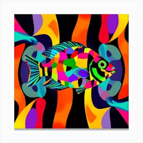 Abstract Fish 2 Canvas Print