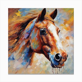 Horse Painting 10 Canvas Print