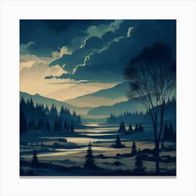 Landscape Painting 274 Canvas Print