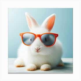 Rabbit In Sunglasses 2 Canvas Print