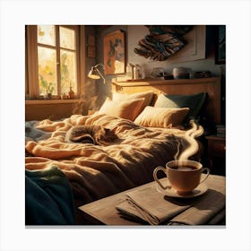 A Captivating Illustration Of A Cozy Sunday Mornin 0nobueqkskwtbzzvwmev8g Dbz3n3c5sdqxul5scuymca Canvas Print