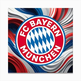 FC Bayern München Logo Wall Art 28 Canvas Print