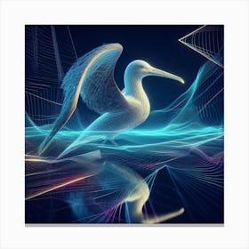 Abstract Bird Canvas Print