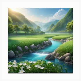 Landscape Wallpaper 5 Canvas Print
