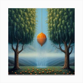 'The Orange Tree' Canvas Print