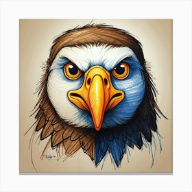 Eagle Head 3 Canvas Print